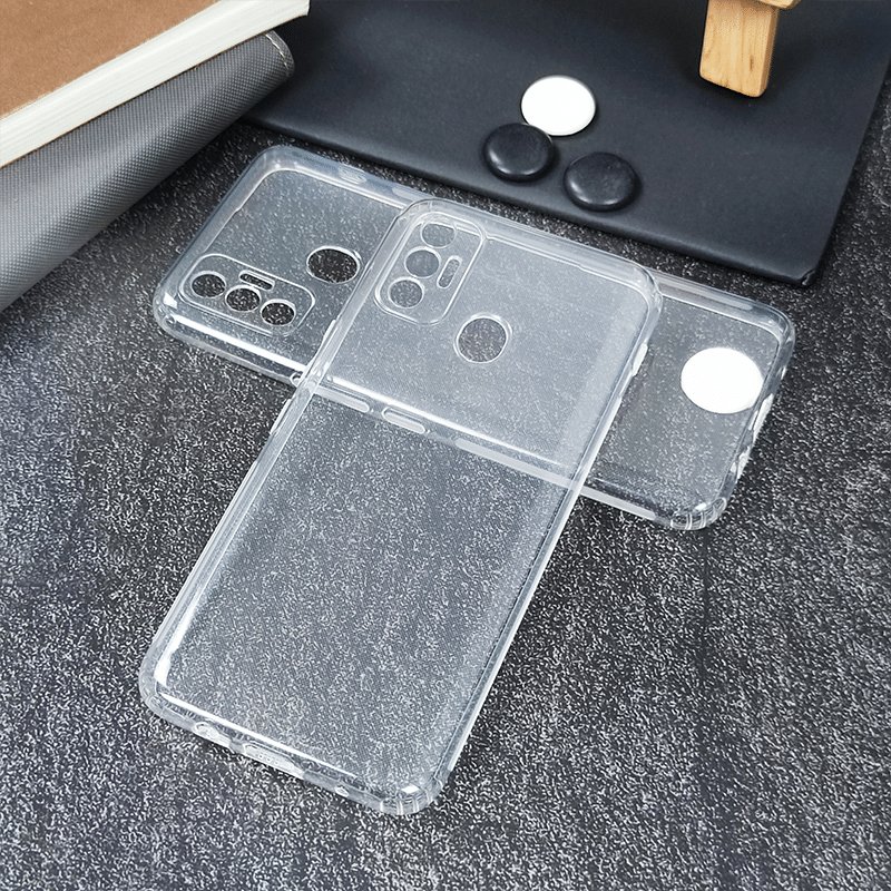 Hot sales TRANSSION 1.2 mm back plate tpu phone case for Tecno spark 7
