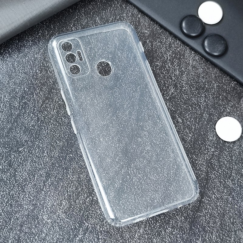 Hot sales TRANSSION 1.2 mm back plate tpu phone case for Tecno spark 7