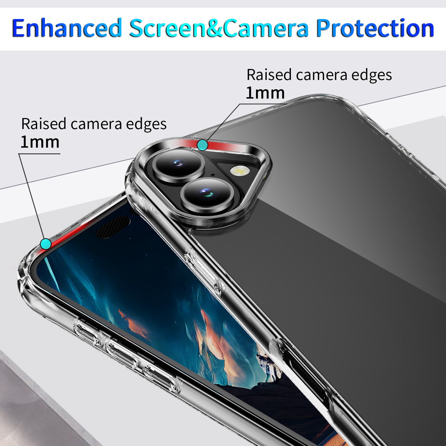 Factory Wholesale New Four-Corner Anti-Fall Acrylic Shell iPhone16 Wear-Resistant Mobile Phone Protective Mobile Phone Case