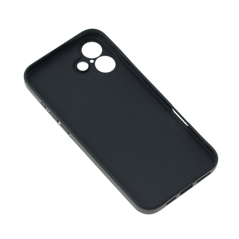 Manufacturer Wholesale Matte TPU Cases Soft Frosted Back Cover Silicone Mobile Phone Case For Apple iPhone 16 Plus Black