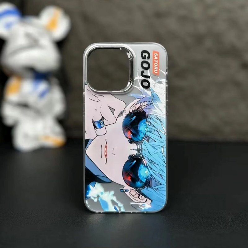 For iPhone 15 14 13 12 11 Pro Max Zoro Luffy cartoon characters animation mobile phone protective case shell cover