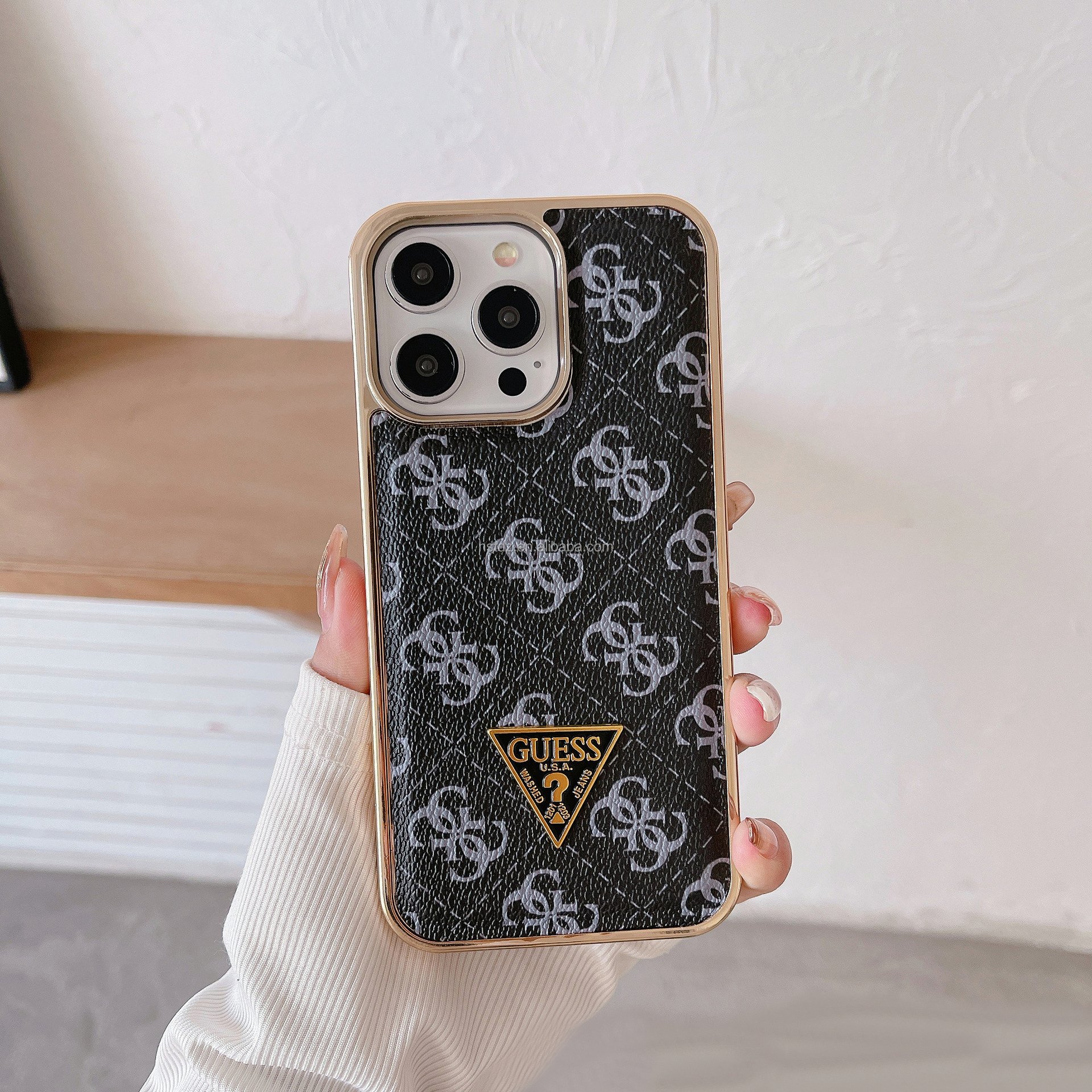 for iphone 14 15 16 guess phone cases Colorful Leather Mobile Phone Accessories Case Back guess mobile case For Iphone