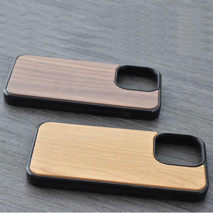 Hot Sale Blank Natural Wooden Mobile Phone Case For iPhone 13 12 11 XS MAX Cover Case TPU+PC Wood Case For Samsung S22 S21 S20