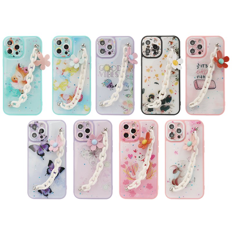 TPU PC Holder Cover Protector Mobile Phone Luxury Phone Case for iPhone 14 15 13 fundas estuches Forros Carcasas para celulares