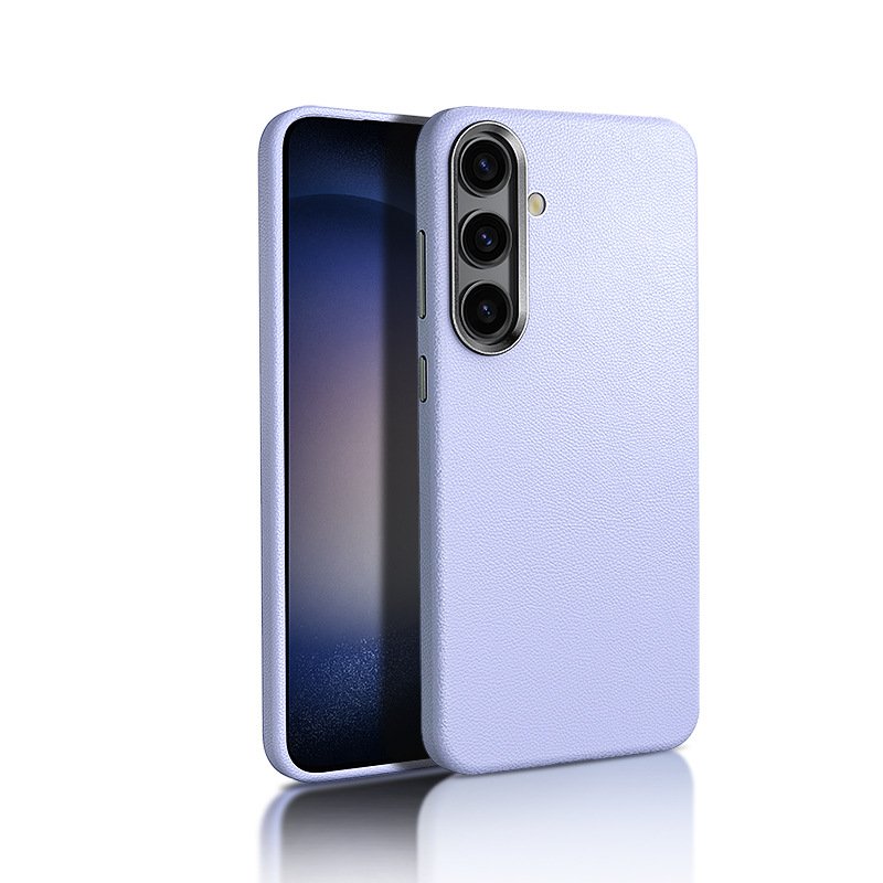 New Genuine leather Soft Edged Samsung Phone Case For Samsung Galaxy S24 Ultra Heat Dissipation Protective Cover