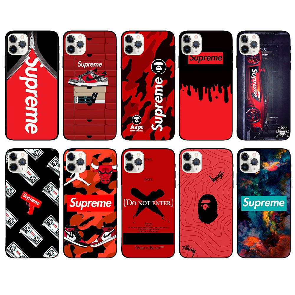 2024 Anti-Fall Mobile Phone Case for iphone 12 13 14 15 Pro Max XS Fashion Brand Jor dan AJ Forky Simpson Smartphone TPU Cover