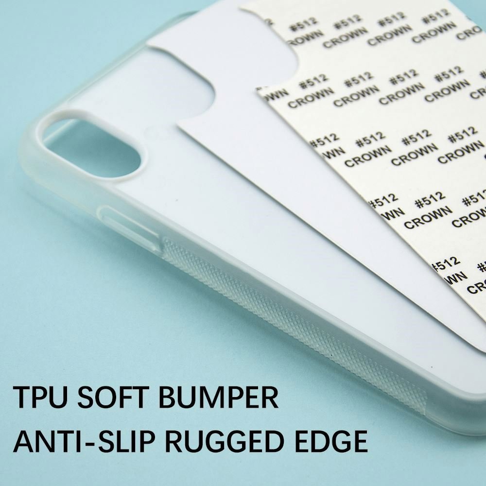Groove Phone Cover with stick paper For iPhone 11 2D TPU PC Sublimation Mobile Phone Case with alum sheets for iphone 13 .