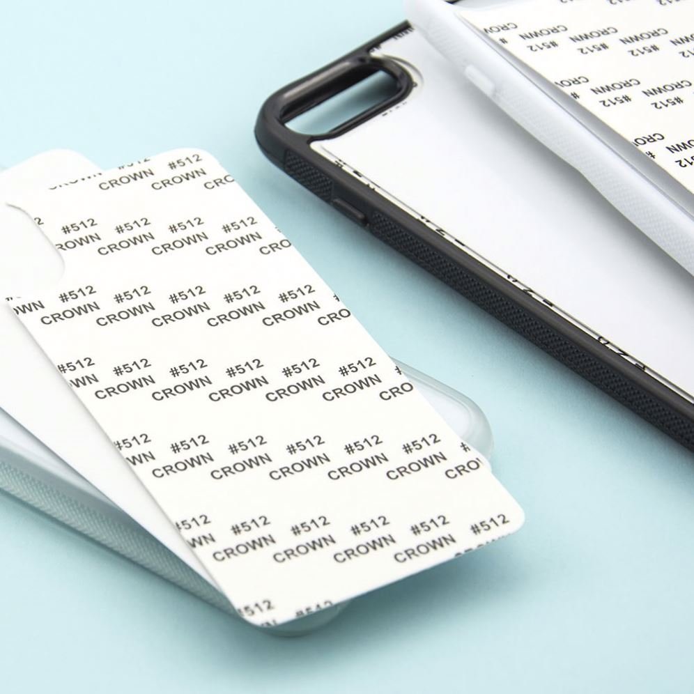Groove Phone Cover with stick paper For iPhone 11 2D TPU PC Sublimation Mobile Phone Case with alum sheets for iphone 13 .