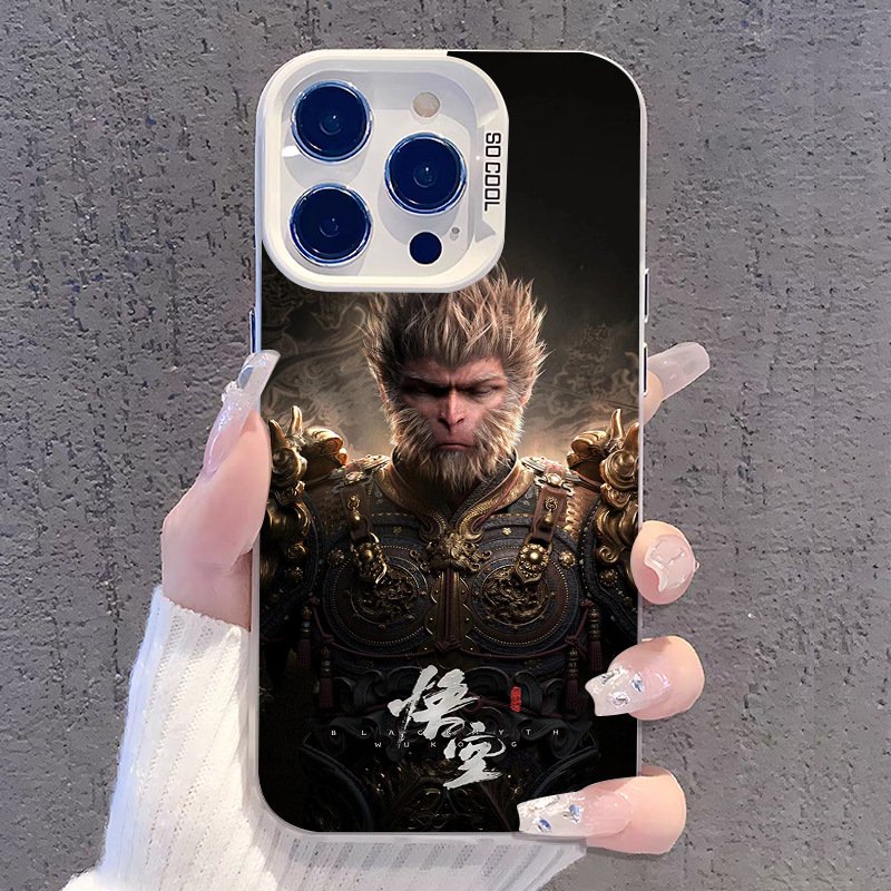 Black Myth Wukong Cell Phone Cover IMD Mobile Phone Case for iPhone 16 15 14 13 12 11 pro max plus
