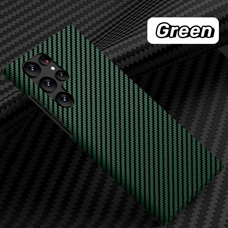 High Quality New Arrival Case For Samsung S24 S23 S22 S20Ultra Hard Slim Carbon Fiber Mobile Phone Case