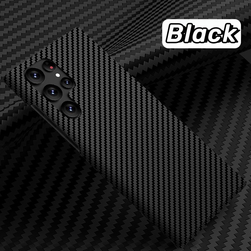 High Quality New Arrival Case For Samsung S24 S23 S22 S20Ultra Hard Slim Carbon Fiber Mobile Phone Case