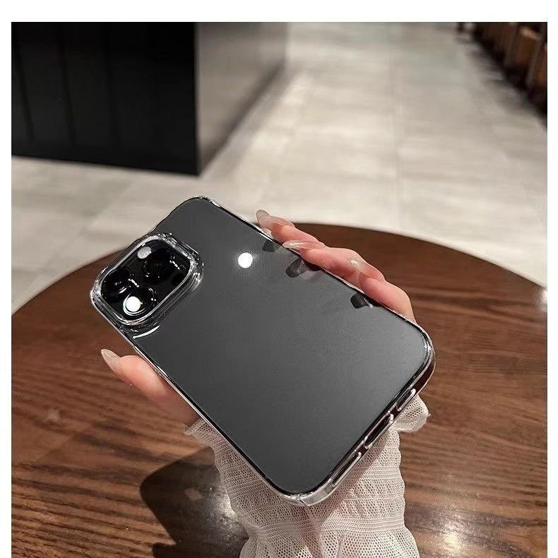 Luxury Shockproof Hard PC Anti-Yellowing Clear Mobile Phone Cases For iPhone 16 Pro Max 15 14 PLus 13 12 11 Pro 6 7 8 SE Case