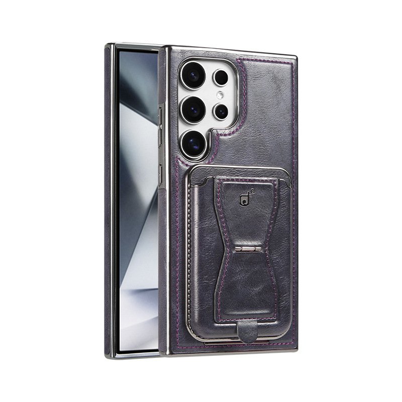 New Business Men's S23Ultra mobile phone case magnetic suction all-inclusive anti-drop S24plus leather case