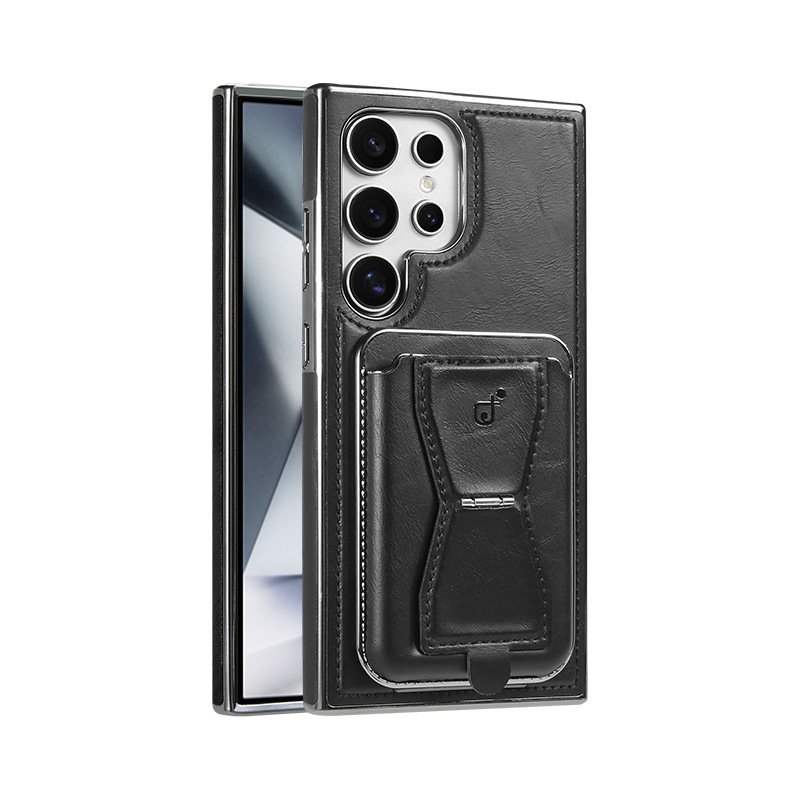 New Business Men's S23Ultra mobile phone case magnetic suction all-inclusive anti-drop S24plus leather case