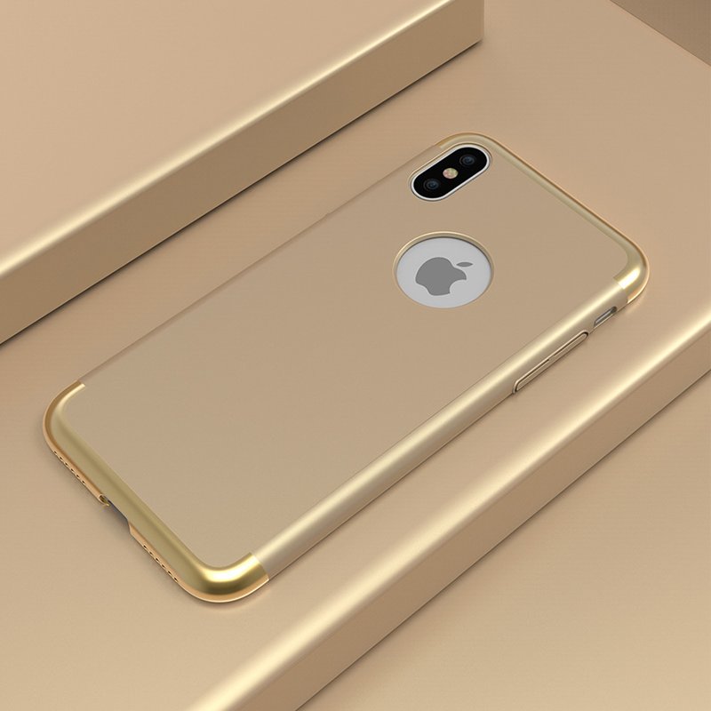 Mobile phone case for iphone X 3 in1 pc cover