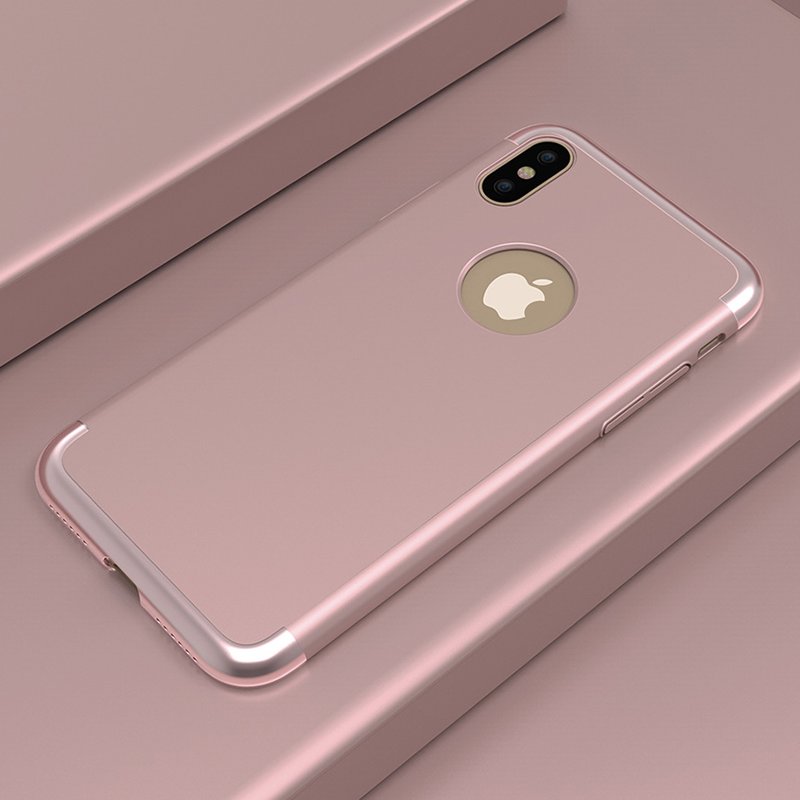Mobile phone case for iphone X 3 in1 pc cover