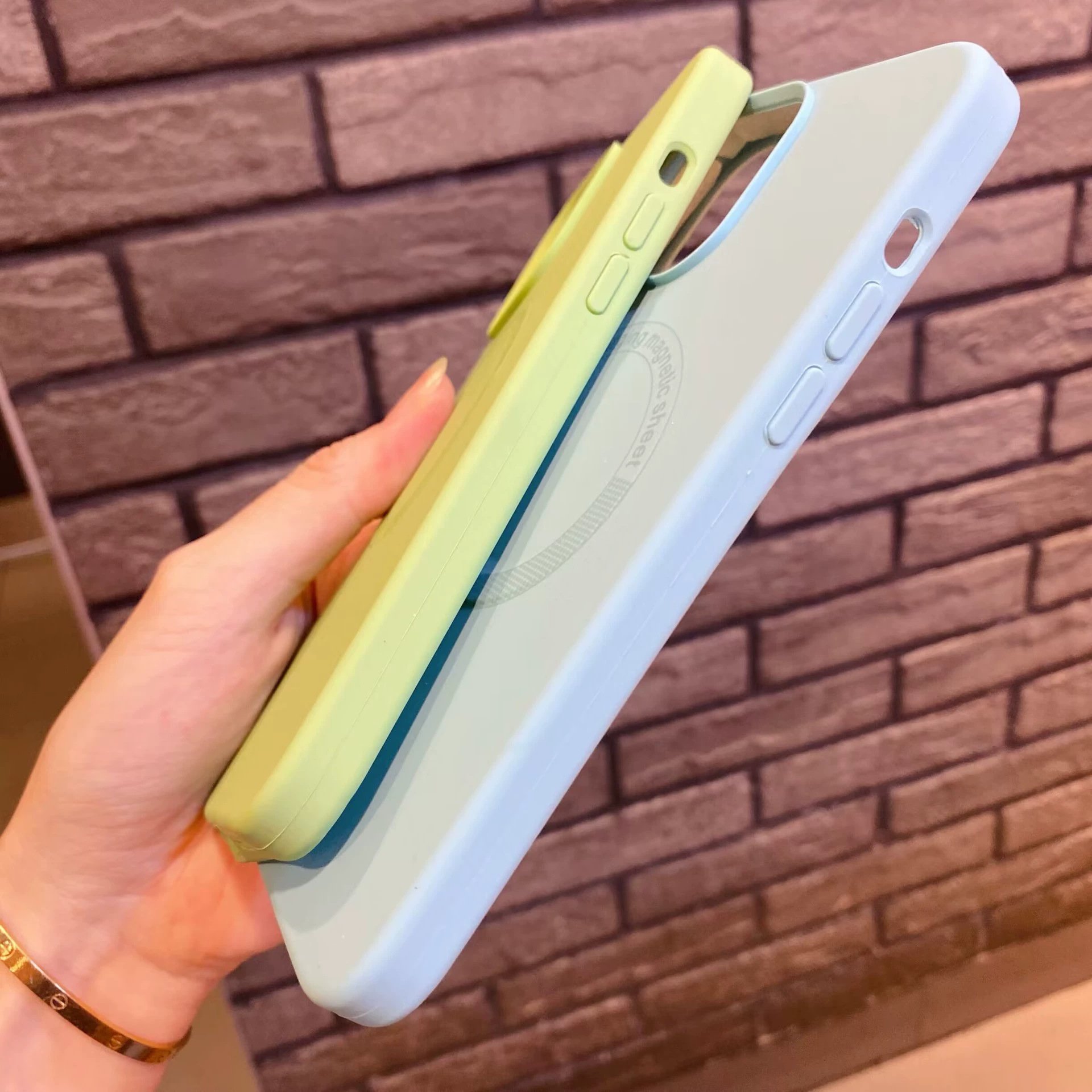 Liquid silicone all-inclusive magnetic suction phone case for iphone 11 12 13 14 15 16 pro max anti-fall phone accessories