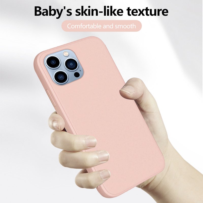 1.5mm thickness Silicon Matte Cover Mobile Phone Case Colorful TPU Soft Silicone Case for iPhone 15 14 13 12 11