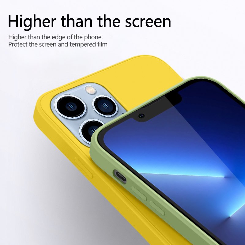 1.5mm thickness Silicon Matte Cover Mobile Phone Case Colorful TPU Soft Silicone Case for iPhone 15 14 13 12 11