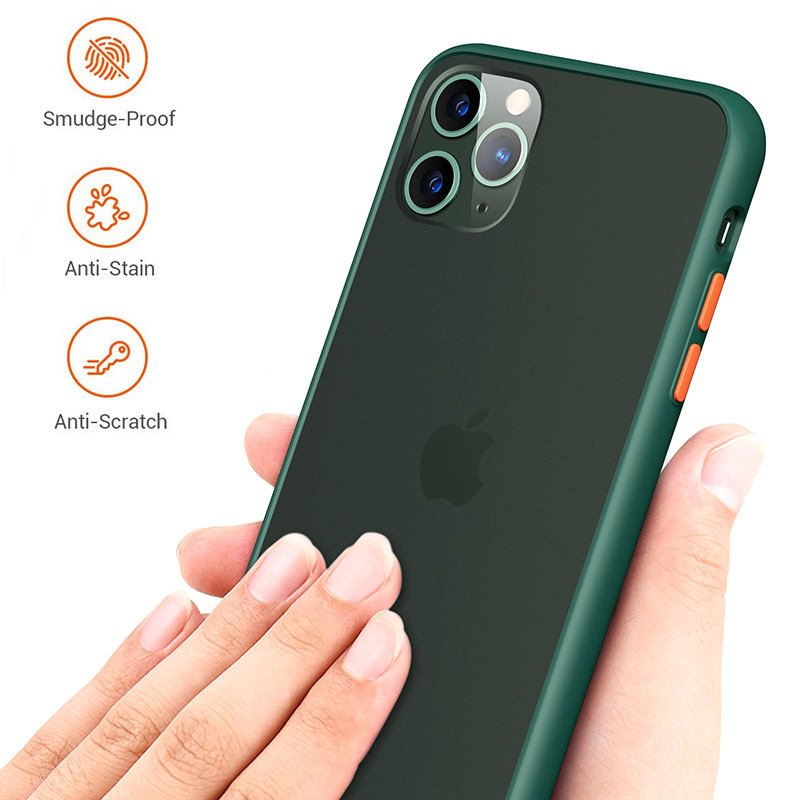 Translucent Frosted Matte Shockproof Mobile Cell Phone Case For iPhone 15 14 13 Pro Max 12 Mini 11 Xs Max Xr X 7 8plus