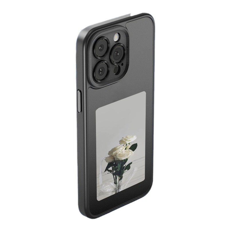 KH NFC e-ink screen mobile phone case for iphone 12/13/14/15 pro max plus e-ink screen smart nfc phone case with ink screen
