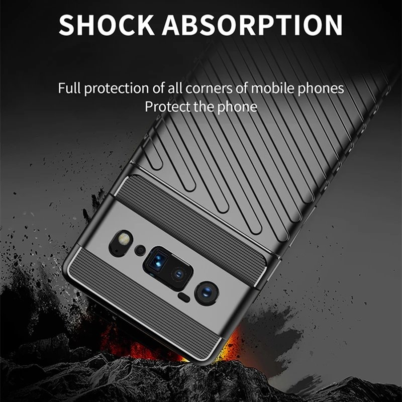 Case For Google Pixel 6 Pro Cover For Pixel 8Pro 7A 6 5 4 Shockproof Bumper Camera Protective For Pixel 5 4 XL Mobile Phone Case