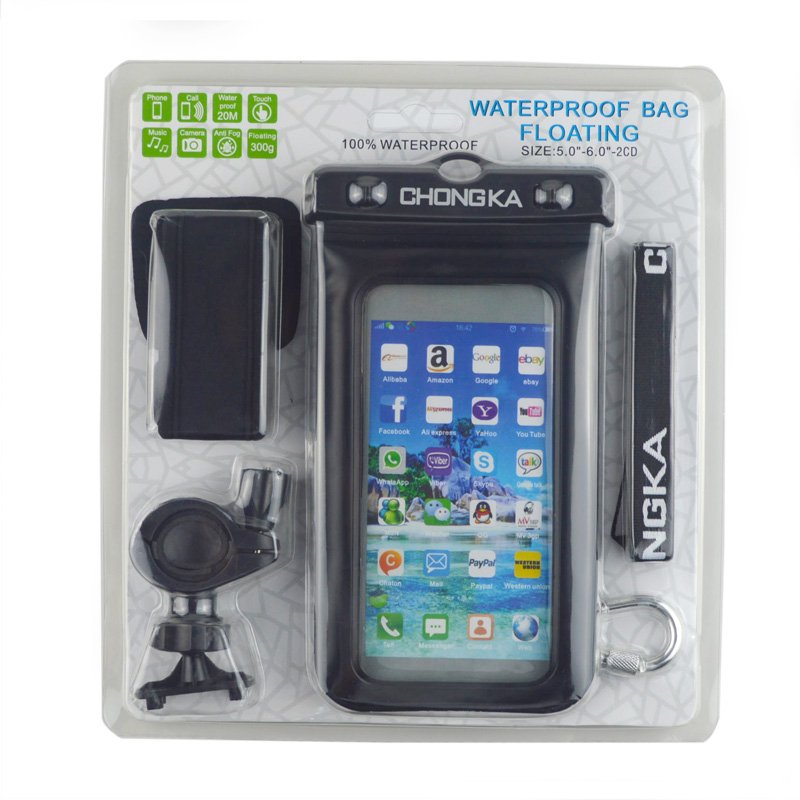 Waterproof mobile phone bag pouch for universal mobile phone case water proof