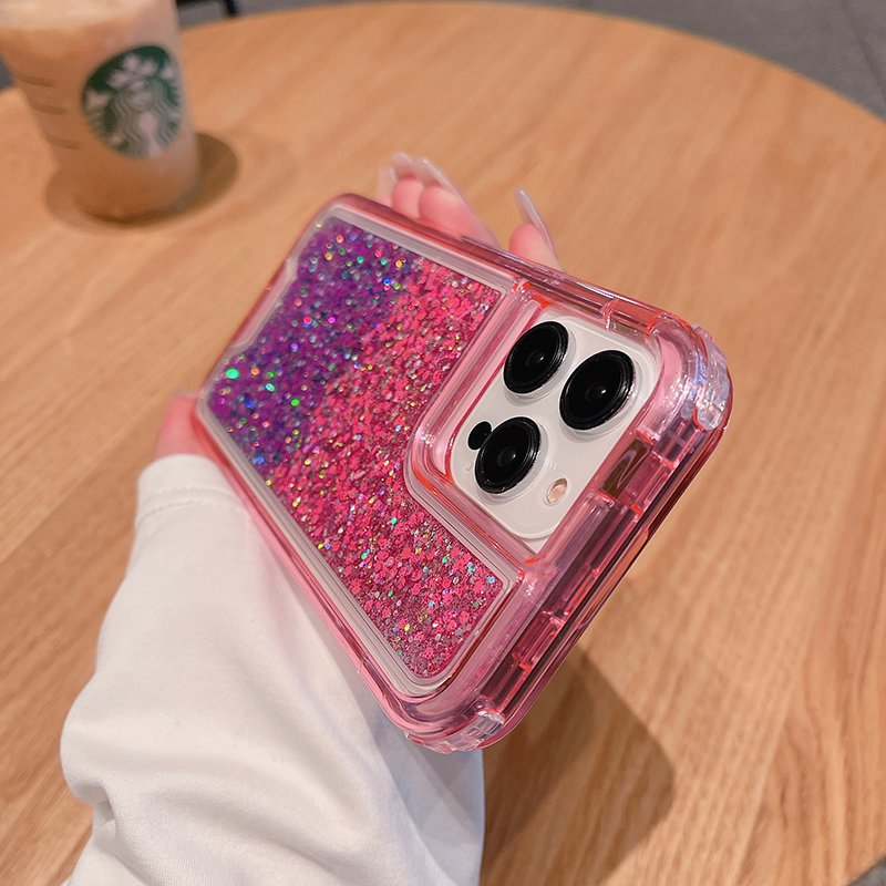 IVYMAX Custom Phone Case Manufacturer w/ Glitter 360 Case For iPhone 11 12 13 14 15 Pro max of Wholesale Mobile Phone Case