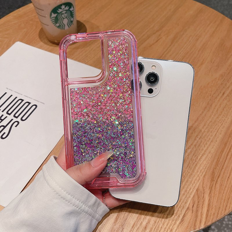 IVYMAX Custom Phone Case Manufacturer w/ Glitter 360 Case For iPhone 11 12 13 14 15 Pro max of Wholesale Mobile Phone Case