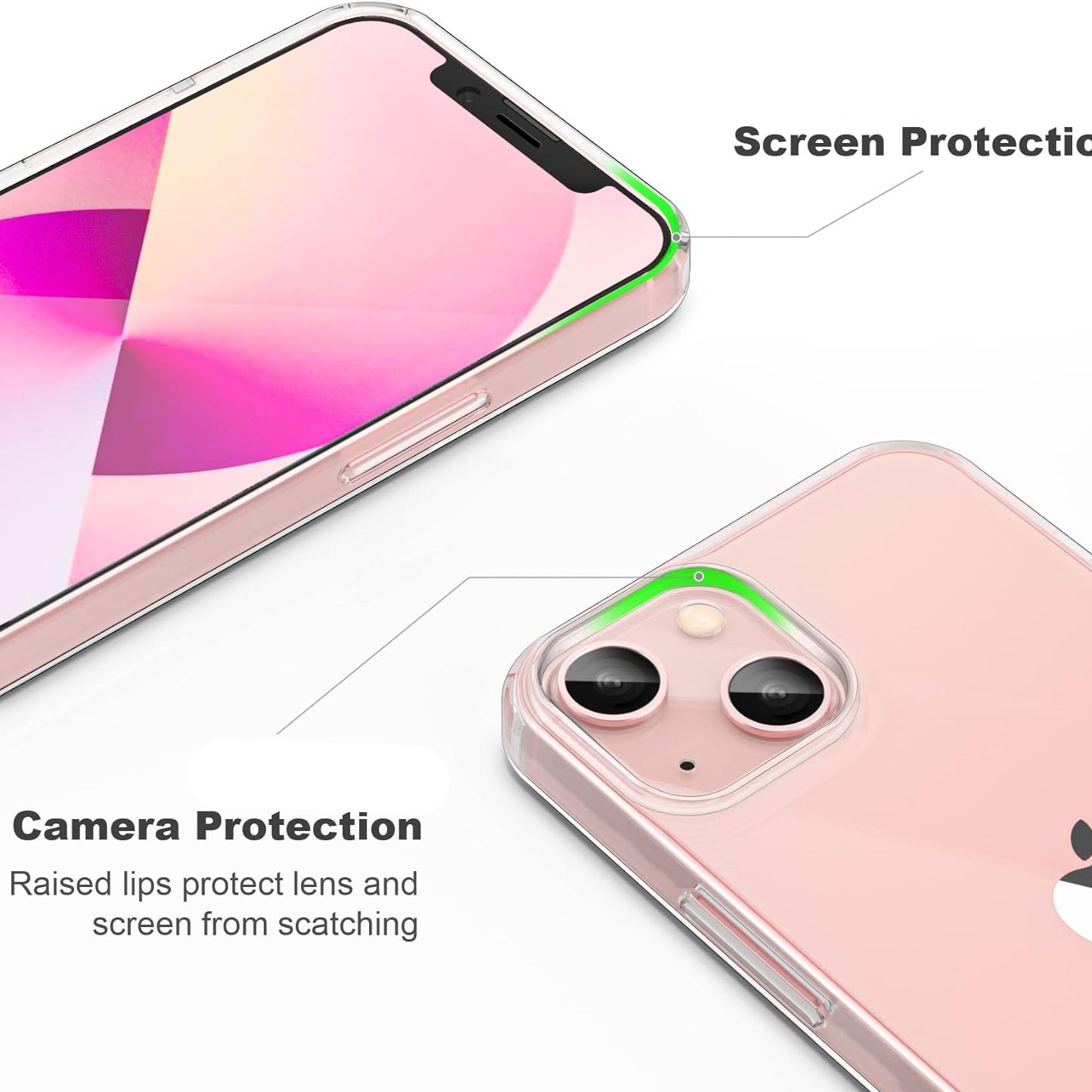 For apple iPhone 12 pro max shockproof TPU clear mobile phone case