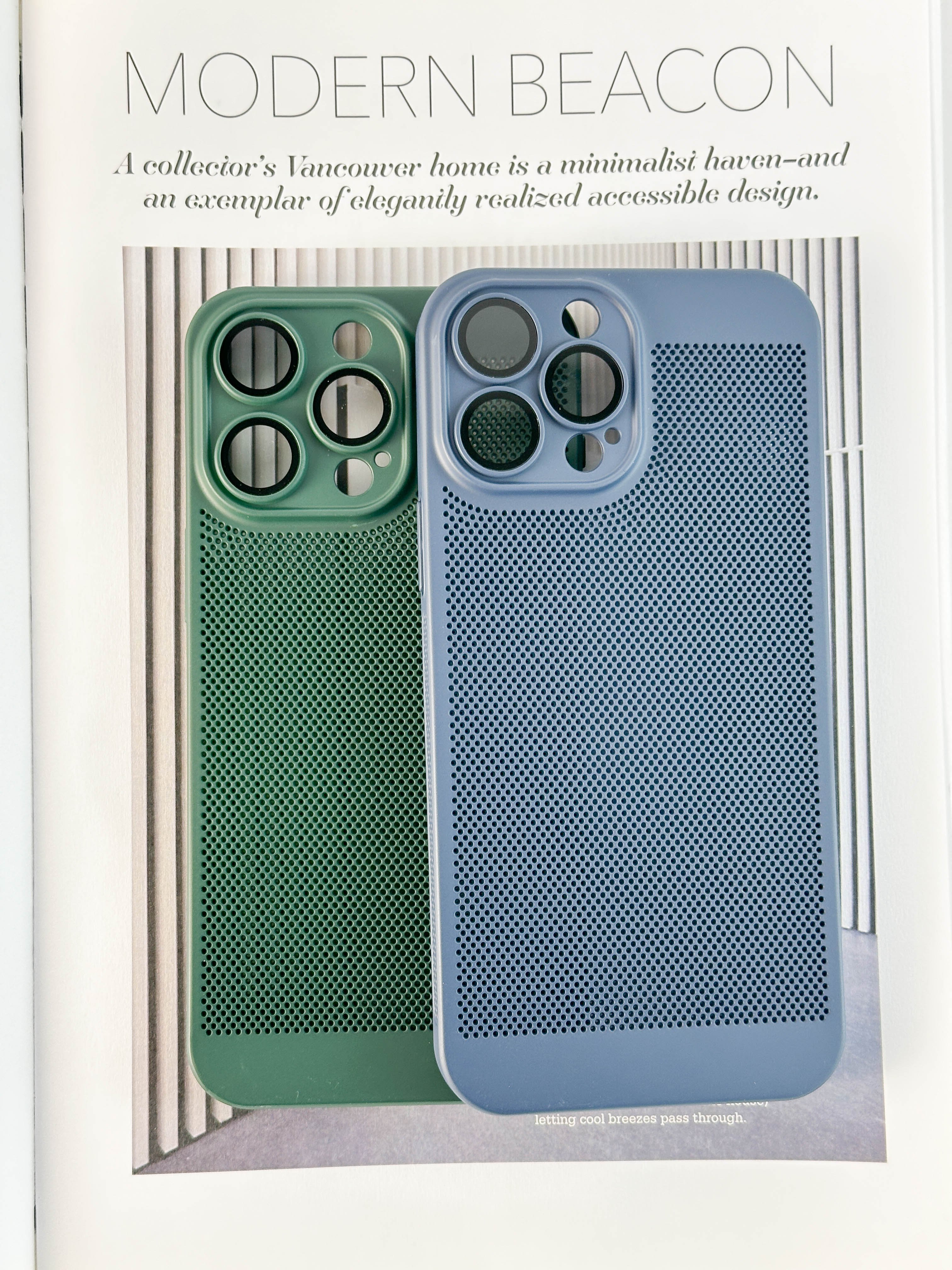 Fashion Cooling phone Cases Heat Dissipation Phone Case For Iphone series