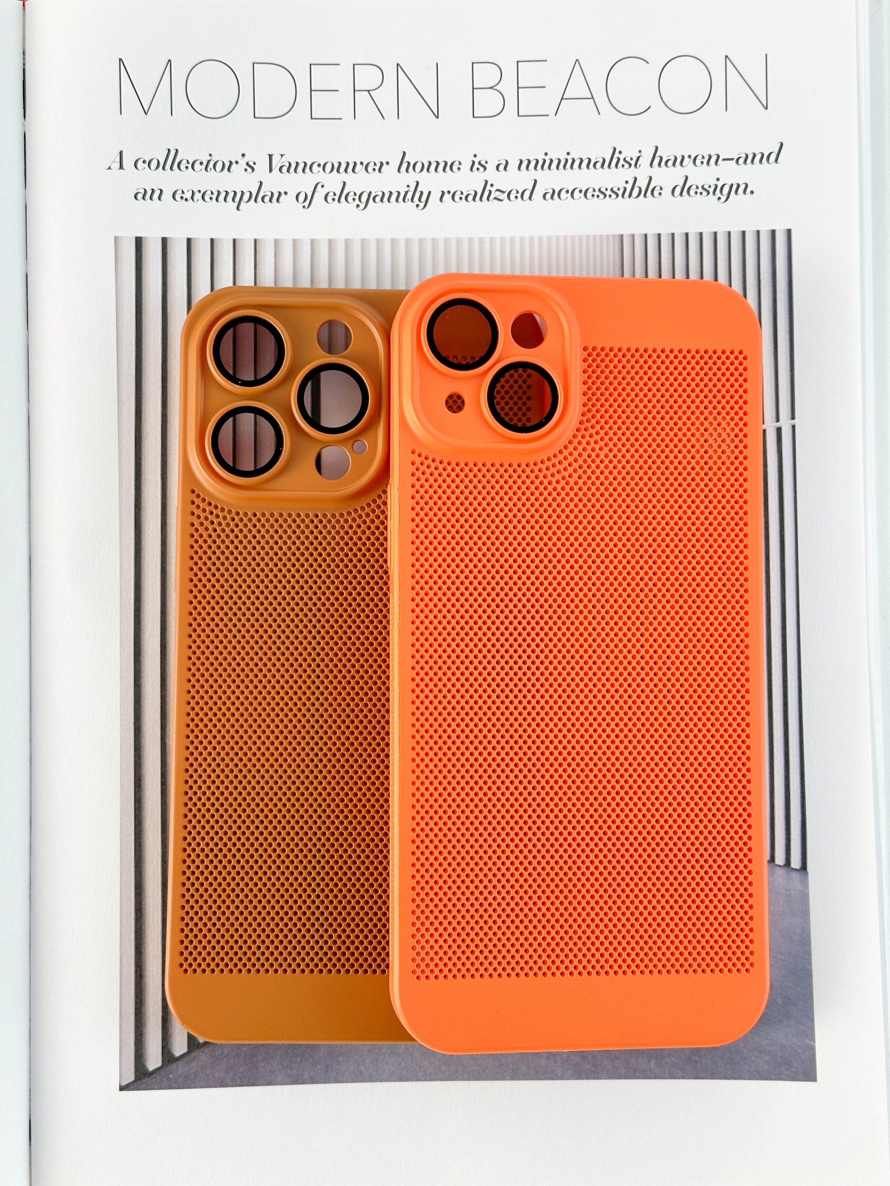 Fashion Cooling phone Cases Heat Dissipation Phone Case For Iphone series