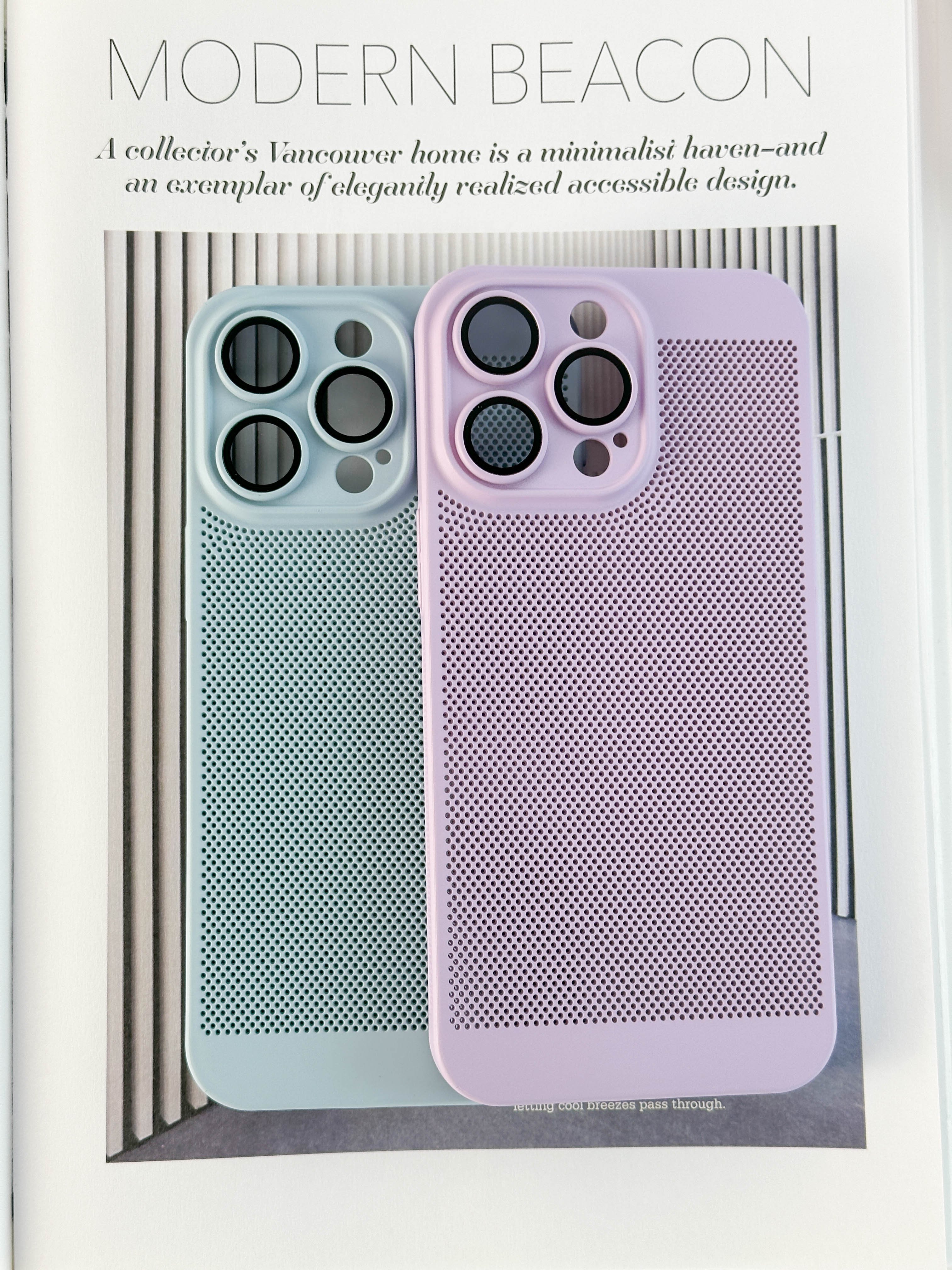 Fashion Cooling phone Cases Heat Dissipation Phone Case For Iphone series