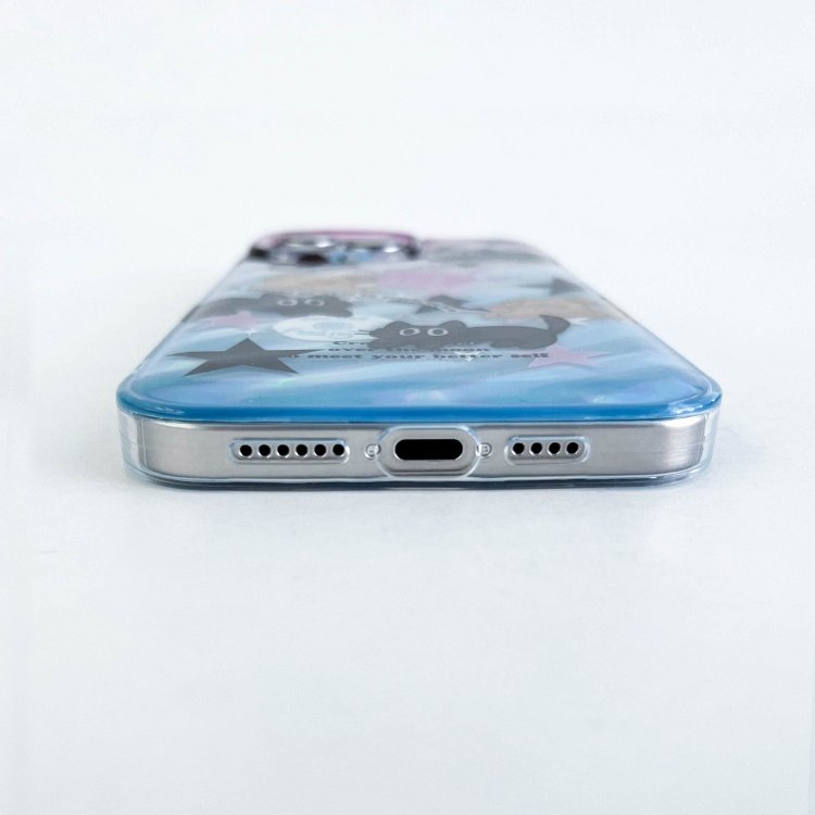 Water Ripple Bubble Shell Cell Phone Case for iPhone Samsung Xiaomi