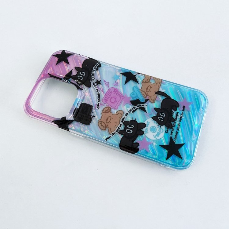 Water Ripple Bubble Shell Cell Phone Case for iPhone Samsung Xiaomi