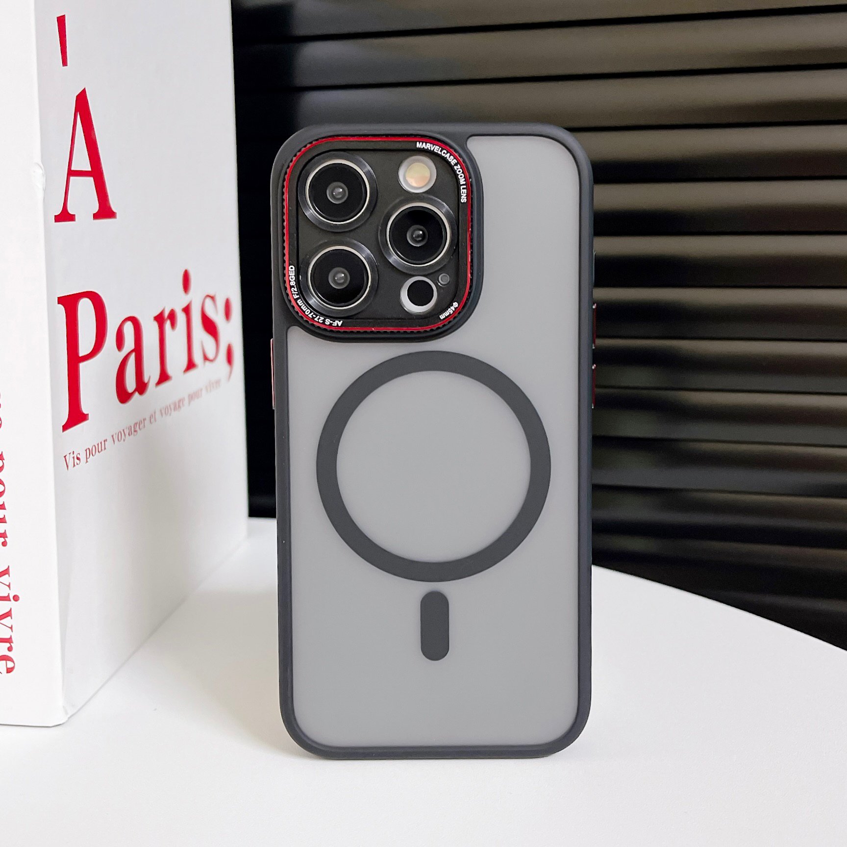 New Luxury Mobile Phone Cases in Candy Color Waterproof and Lai-ca Lens Frame With Magnetic for iPhone 16 15 14 13 Pro Max Plus