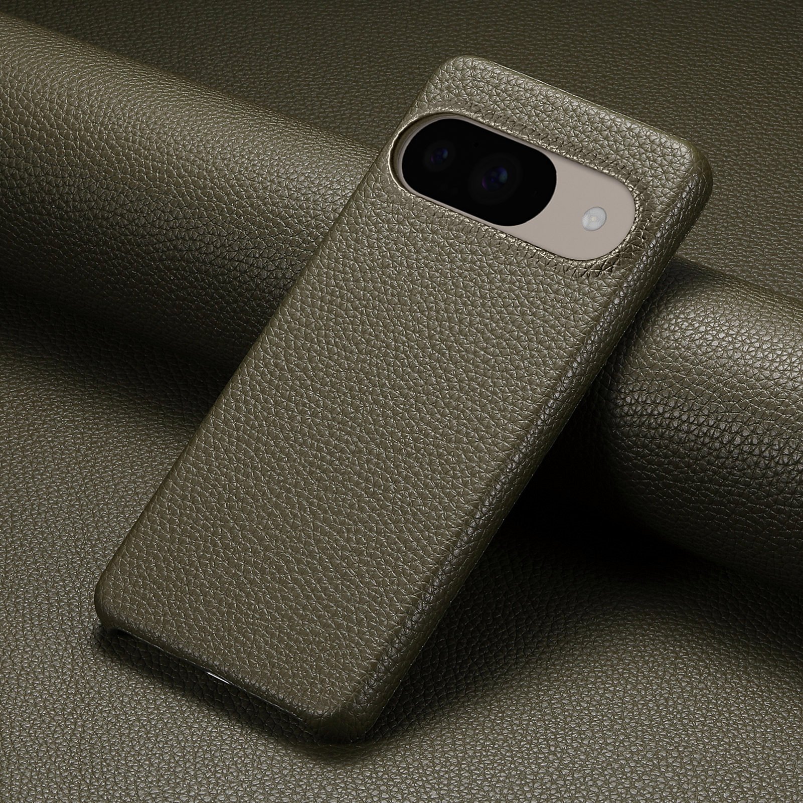 Premium Vegan Leather Phone Case Slim Pure Color Phone case For Google Pixel 9 8 Pro XL 8A