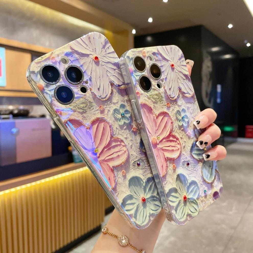 Moko flower mobile phone accessories cases luxury back cover phone cover Mobile phone case for iphone 11 12 13 14 pro max case