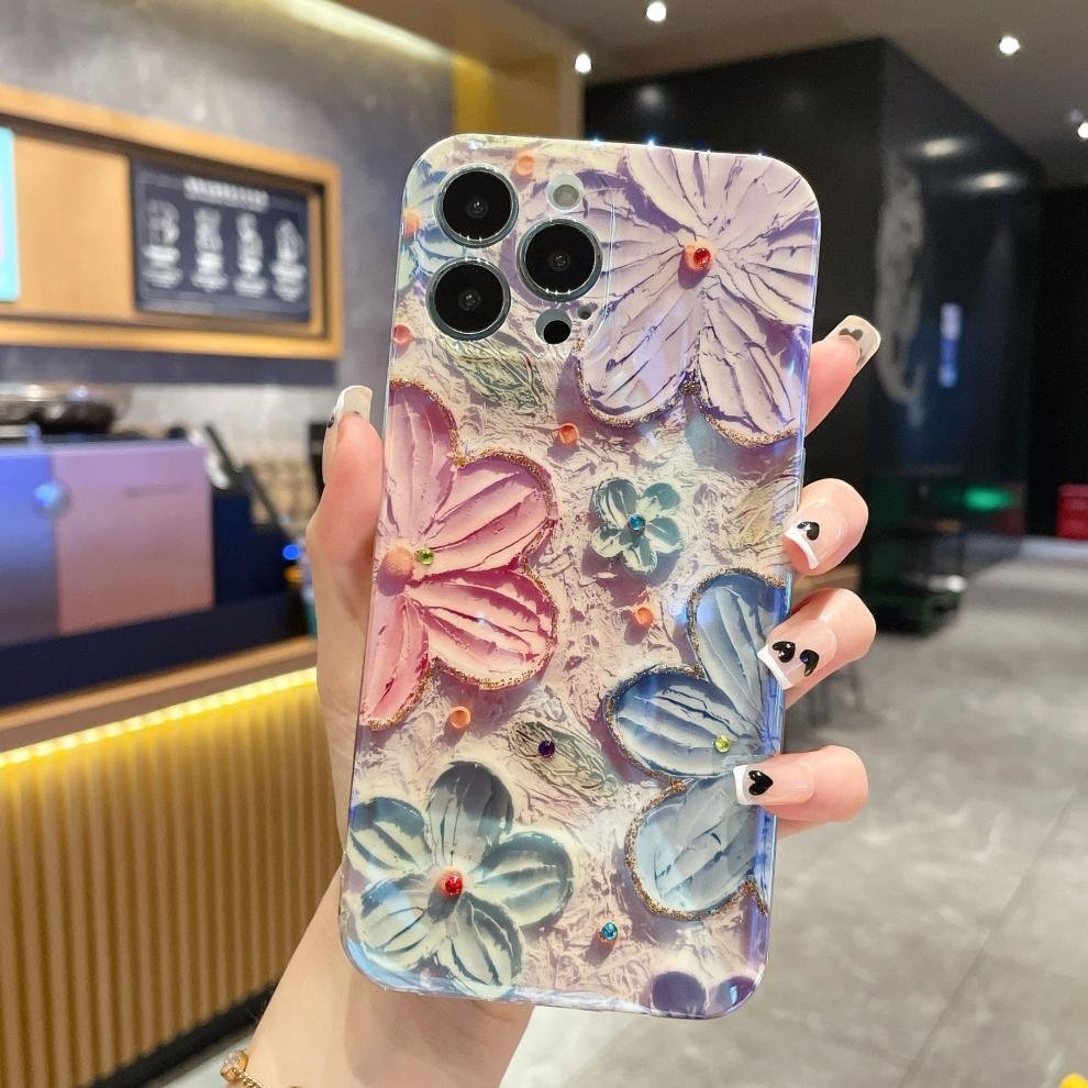 Moko flower mobile phone accessories cases luxury back cover phone cover Mobile phone case for iphone 11 12 13 14 pro max case