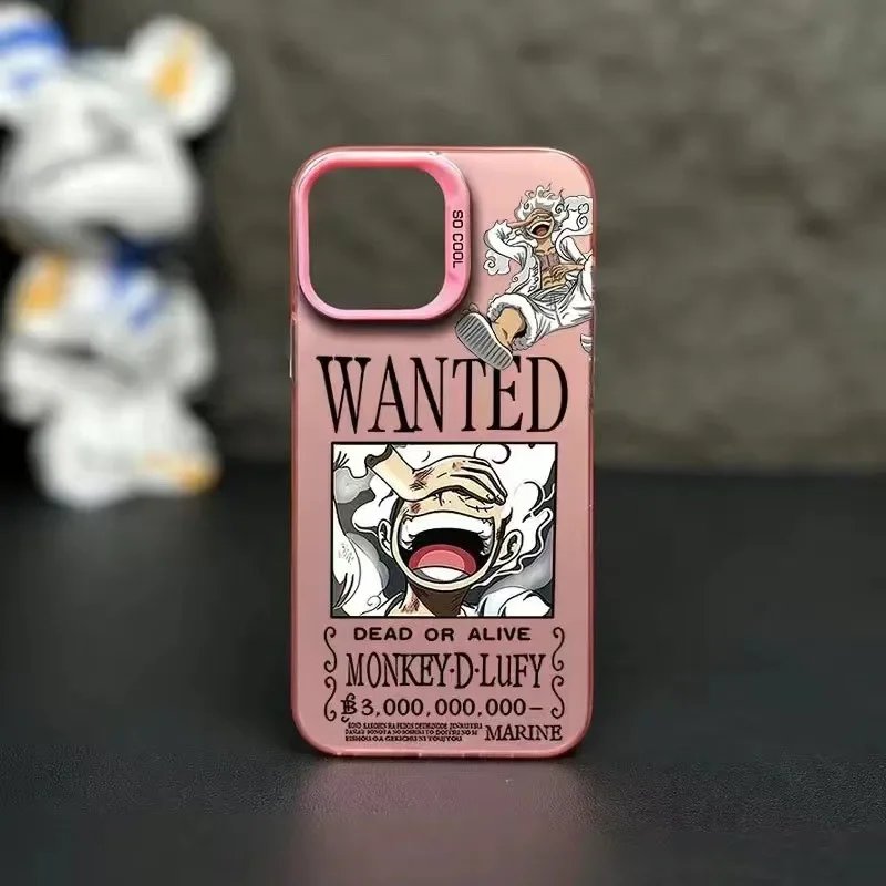 One Piece Anime Luffy Gear 5 Phone Case For IPhone 15 14 13 12 11 XS Pro Max Shockproof Mobile Phone Case Protective Cover Capa