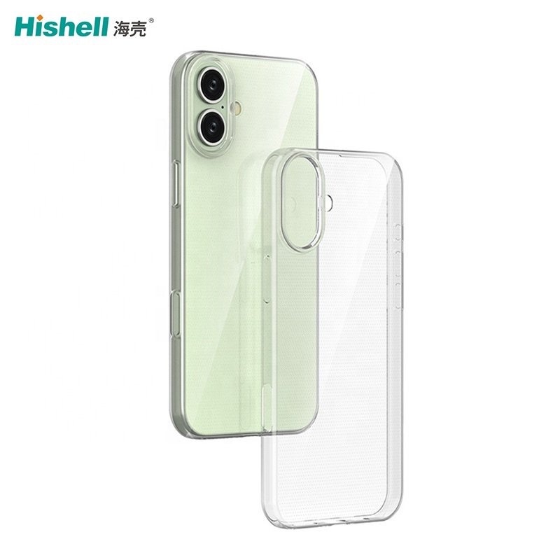 Soft TPU Ultra Thin Transparent Clear Protection Mobile Cell Phone Back Case Cover For iPhone 16 Plus