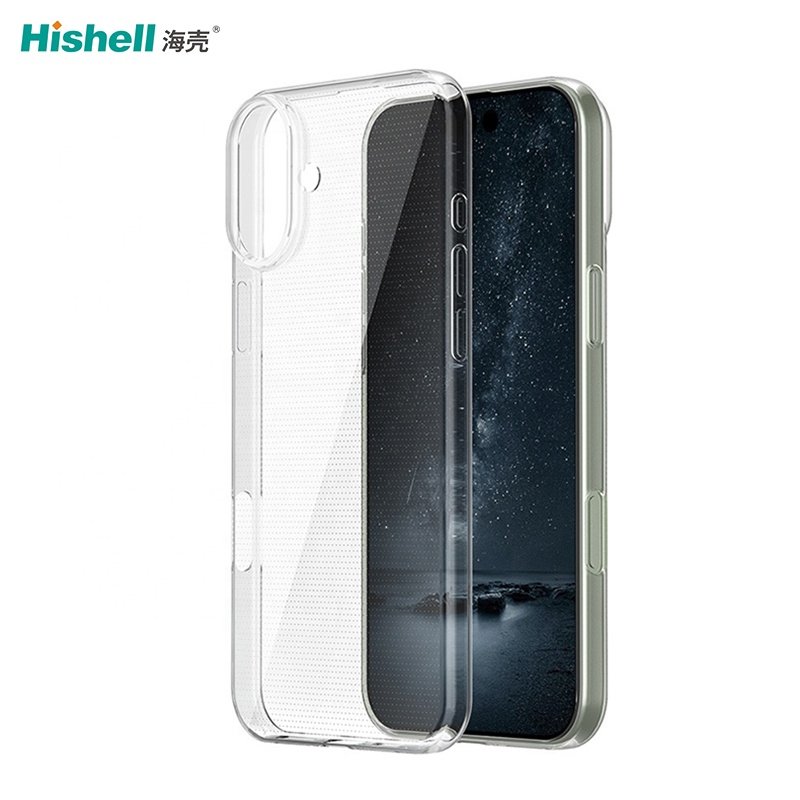 Soft TPU Ultra Thin Transparent Clear Protection Mobile Cell Phone Back Case Cover For iPhone 16 Plus