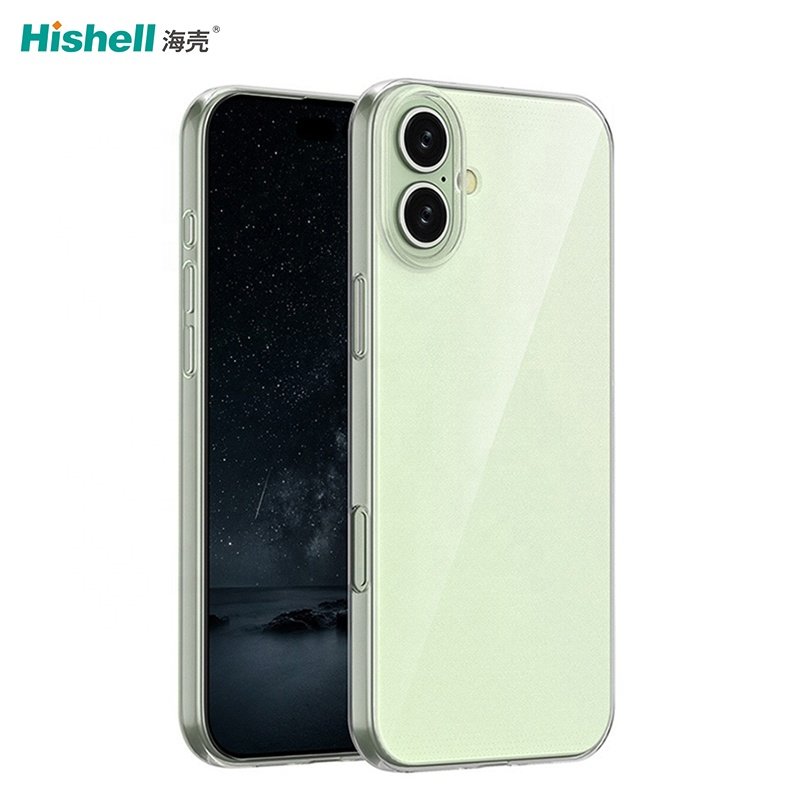 Soft TPU Ultra Thin Transparent Clear Protection Mobile Cell Phone Back Case Cover For iPhone 16 Plus