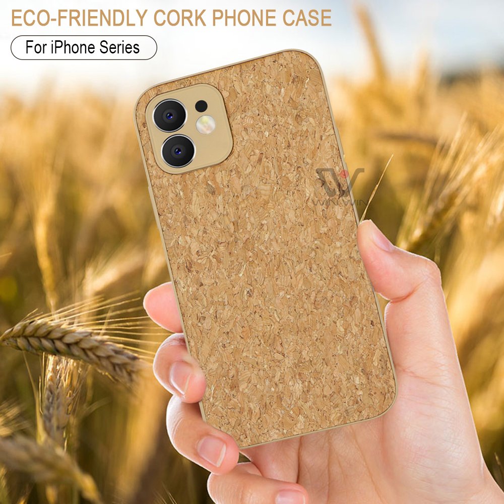 For iPhone 13 Full Housing Custom Cork Wooden Case Cell Phone for iPhone Xs Max 13 14 Pro Max Mobile Housing