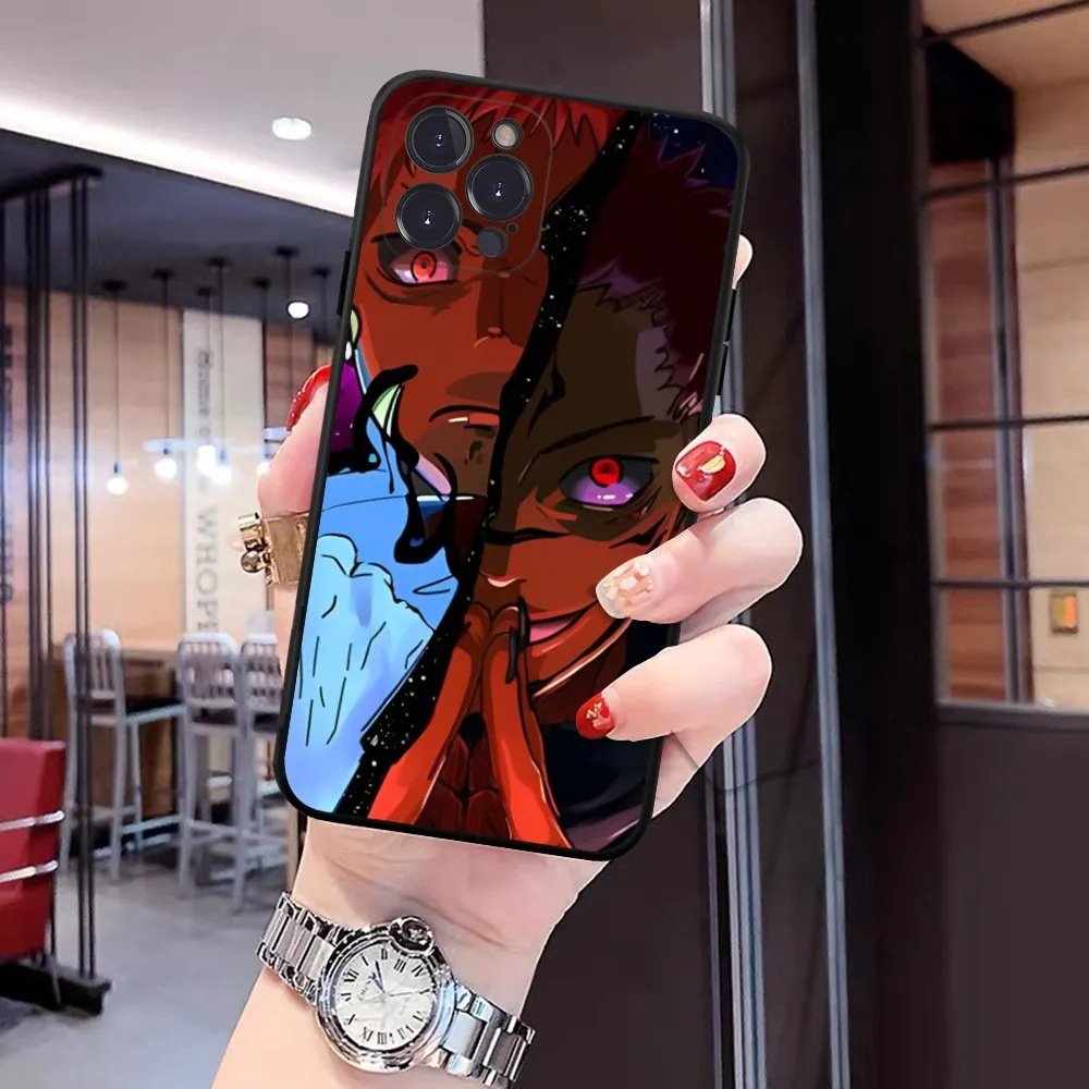 Popular Design Cellphone Cases Cover Soft Touch Shockproof Japanese Anime Narutoo Mobile Phone Cases
