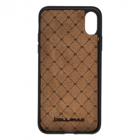 Camel Genuine Leather Mobile Phone Case for iphone X