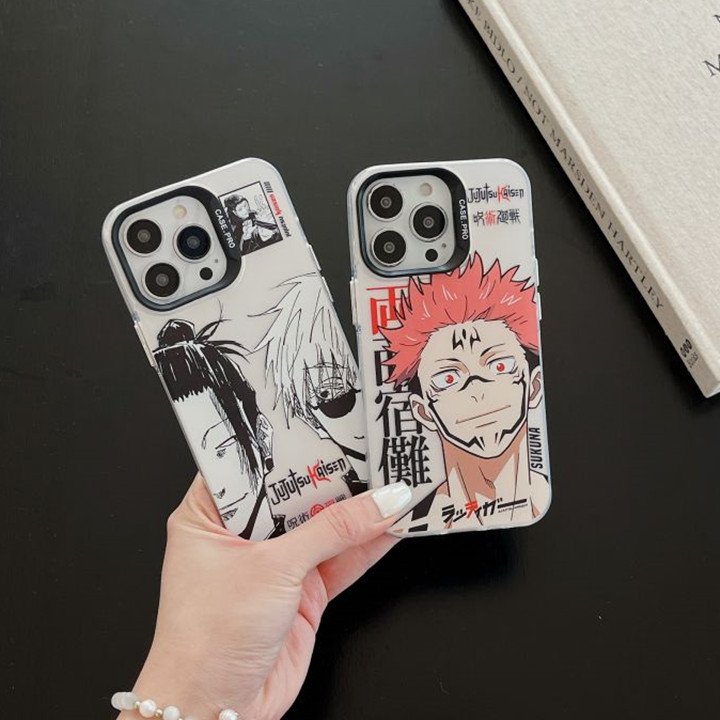 Laser Print Demon Slayer Design Anime Hard PC Phone Case For iPhone 11 12 13 14 15 16 pro max Shockproof Protect Back Cover