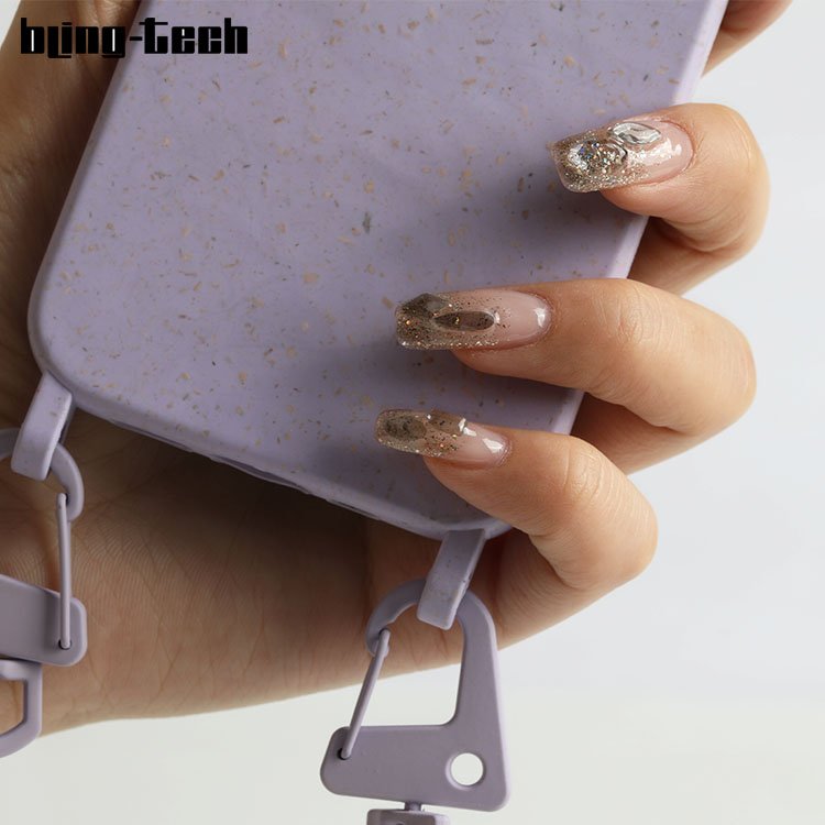 Blingtech BIO Biodegradable Necklace Mobile Phone Case for iPhone 11 Pro Max XS X