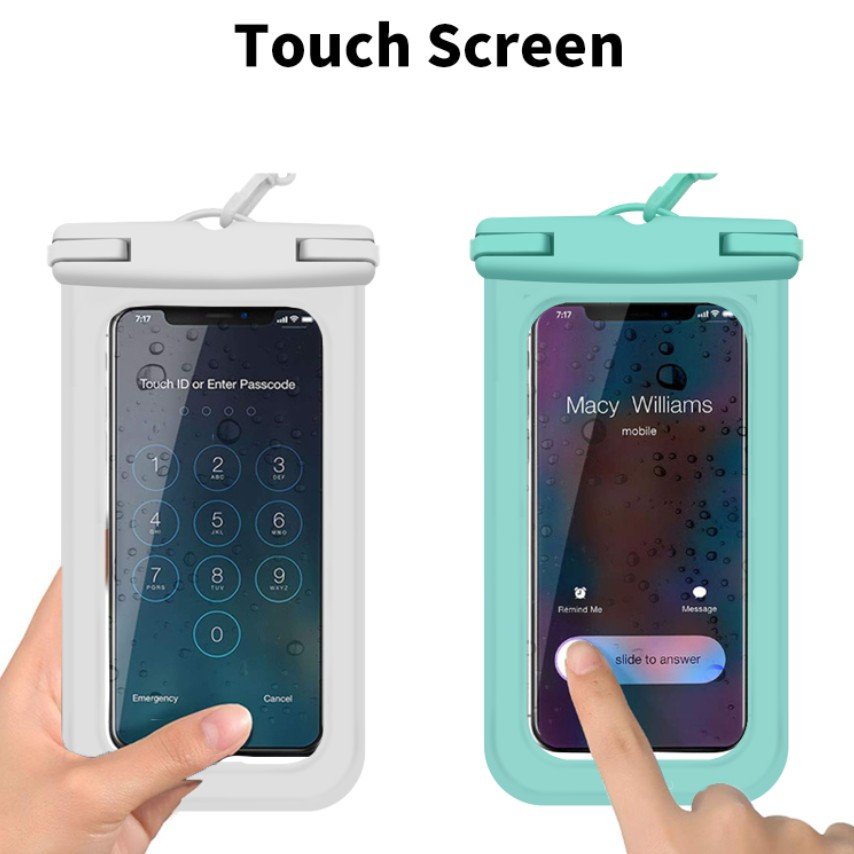 Waterproof test IPX8 universal size waterproof mobile phone case pvc water proof clear pouch waterproof case for phone