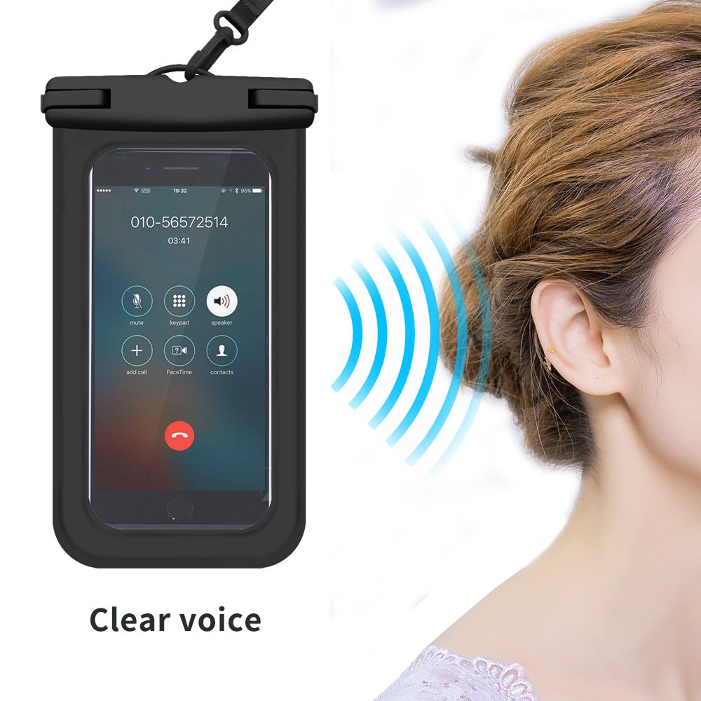 Waterproof test IPX8 universal size waterproof mobile phone case pvc water proof clear pouch waterproof case for phone